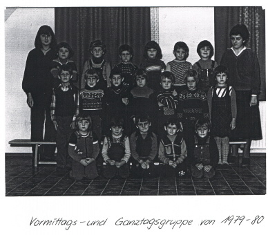 Vormittagsgruppe und Ganztagsgruppe 1979 - 1980